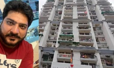 13वीं मंजिल से कूदे बेटे की मौत, घर में मिली मां की लाश