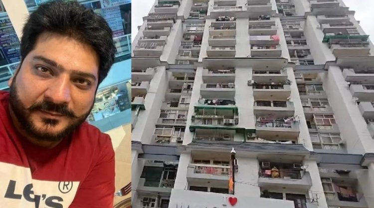 13वीं मंजिल से कूदे बेटे की मौत, घर में मिली मां की लाश