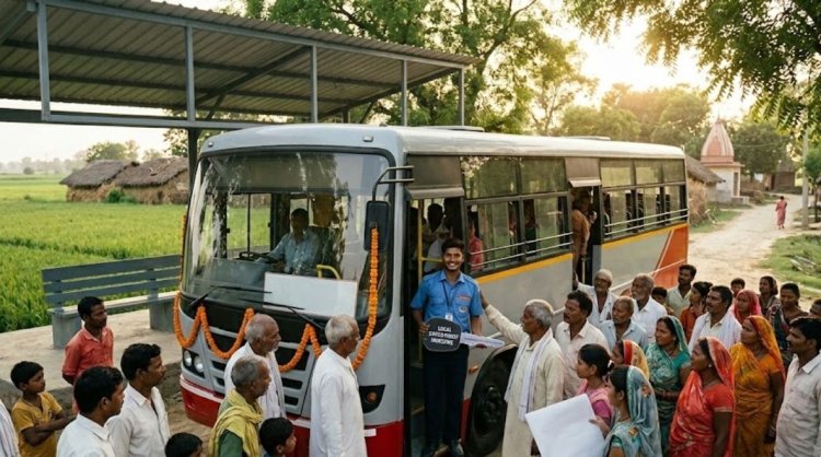 12,000 गांवों तक बस सेवा से जुड़ेगा उत्तर प्रदेश, ग्रामीण इलाकों को मिलेगी बड़ी राहत