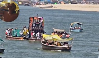 गंगा की लहरों पर बीयर पार्टी का वीडियो वायरल, वाराणसी पुलिस ने की कार्रवाई, एक युवक गिरफ्तार