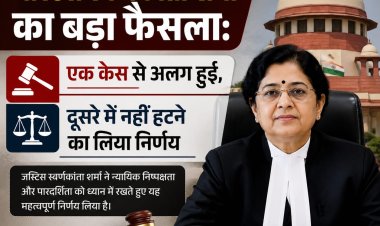 जस्टिस स्वर्णकांता शर्मा का बड़ा फैसला: एक केस से अलग हुईं, दूसरे में नहीं हटने का लिया निर्णय