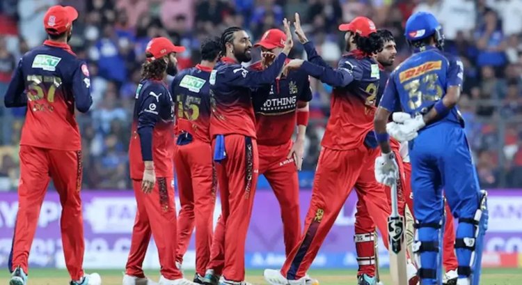 RCB ने MI को रोमांचक मुकाबले में 18 रन से हराया, फिल सॉल्ट की तूफानी पारी बनी जीत की वजह