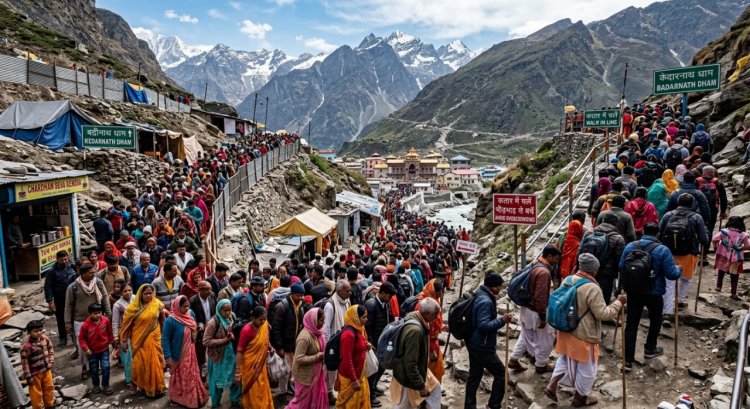 चारधाम यात्रा 2026: 11 दिनों में 4 लाख श्रद्धालुओं का रिकॉर्ड, आस्था के साथ बढ़ीं चुनौतियां