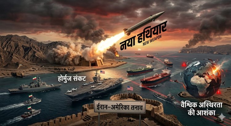 ईरान–अमेरिका तनाव: नया हथियार, होर्मुज संकट और वैश्विक अस्थिरता की आशंका