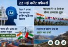 22 मई करेंट अफेयर्स: केरल ने बनाया देश का पहला कृत्रिम बुद्धिमत्ता विभाग, मेघालय में 13 देशों का सैन्य अभ्यास शुरू