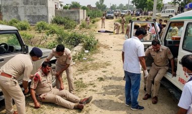 अंबेडकरनगर में पांच हत्याओं का आरोपी आमिर मुठभेड़ में ढेर, पुलिस के दो जवान भी घायल