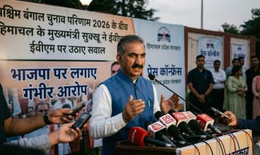 पश्चिम बंगाल चुनाव 2026 के बीच ईवीएम पर बवाल, मुख्यमंत्री सुक्खू ने उठाए सवाल