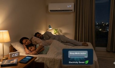 रात में शीतल यंत्र का निद्रा विकल्प चलाना कितना सही  जानिए ठंडक, बिजली बचत और स्वास्थ्य पर पूरा असर
