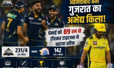 अहमदाबाद बना गुजरात का अभेद्य किला! चेन्नई को 89 रन से रौंदकर टाइटन्स ने बढ़ाया खौफ
