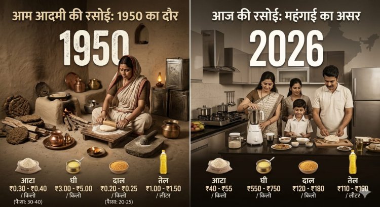 1950 में कैसे चलती थी आम आदमी की रसोई, जानें आटा, घी, दाल और तेल की उस दौर की कीमतें
