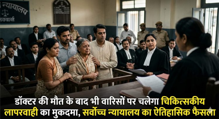 डॉक्टर की मौत के बाद भी वारिसों पर चलेगा चिकित्सकीय लापरवाही का मुकदमा, सर्वोच्च न्यायालय का ऐतिहासिक फैसला