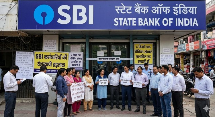 क्या आपका भी एसबीआई में खाता है? कर्मचारियों की हड़ताल से 4 दिन तक प्रभावित हो सकती हैं बैंकिंग सेवाएं