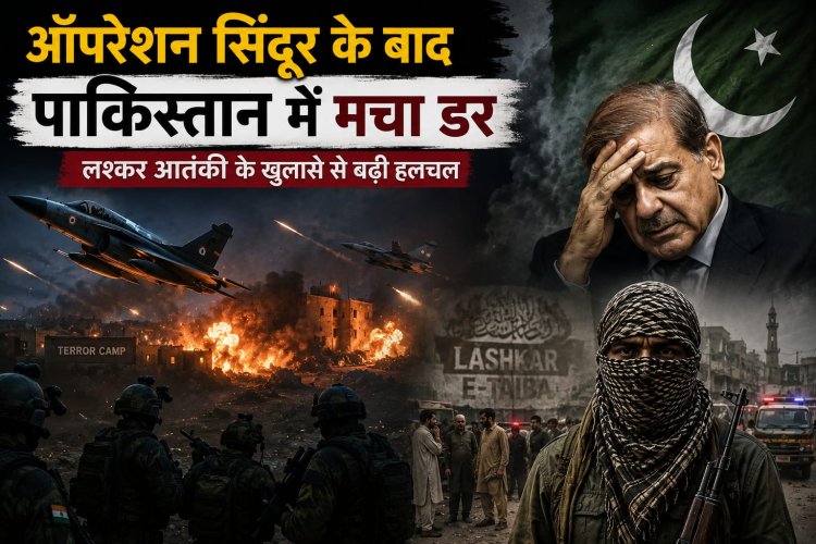ऑपरेशन सिंदूर के बाद पाकिस्तान में मचा डर, लश्कर आतंकी के खुलासे से बढ़ी हलचल