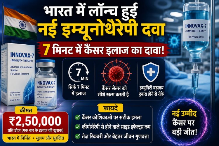 भारत में लॉन्च हुई नई इम्यूनोथेरेपी दवा, 7 मिनट में कैंसर इलाज का दावा, जानें कीमत और फायदे