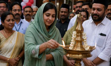 मुस्लिम लीग की पहली महिला विधायक के दीप जलाने पर विवाद