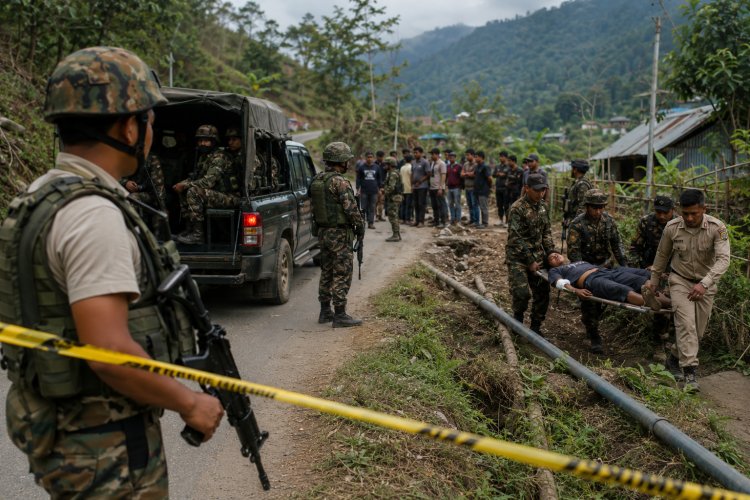 मणिपुर में घात लगाकर फायरिंग, ग्रामीणों पर गोलियां