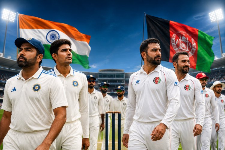 भारत-अफगानिस्तान टेस्ट मैच का काउंटडाउन शुरू, 6 जून से मैदान में उतरेंगी दोनों टीमें