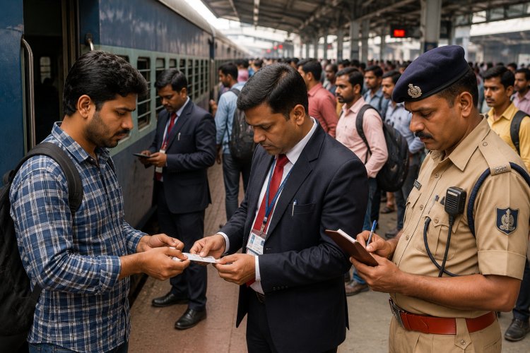 बेटिकट यात्रियों पर चला रेलवे का शिकंजा: दो महीने में 13 करोड़ से अधिक की वसूली