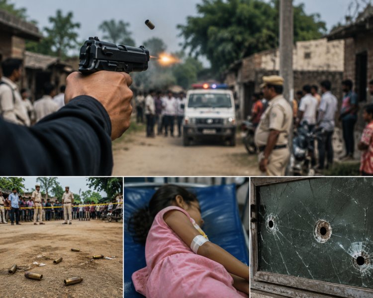 पटना के चैनपुर में 50 राउंड से ज्यादा फायरिंग, 12 साल की बच्ची समेत 3 घायल