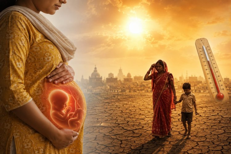 उमस भरी गर्मी से गर्भस्थ शिशु पर खतरा
