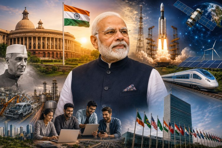 नेहरू का रिकॉर्ड तोड़ सबसे आगे मोदी
