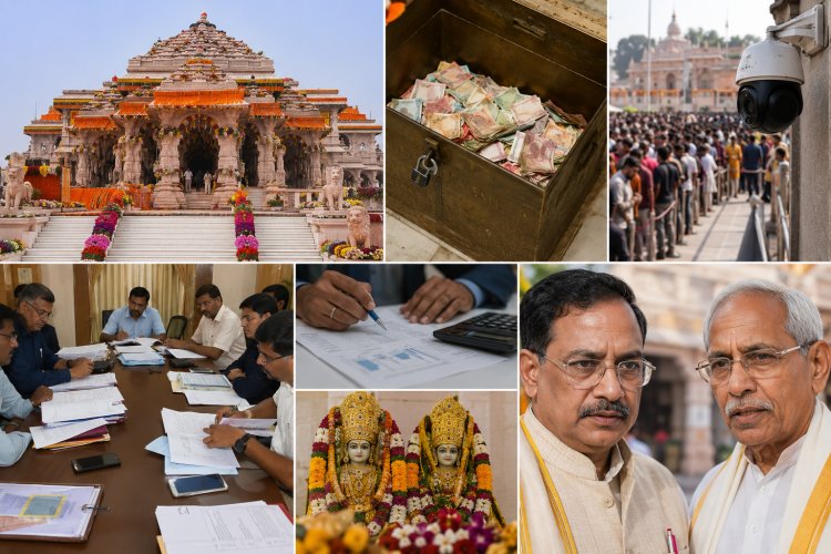 राम मंदिर चढ़ावा प्रकरण: , प्रबंधन व्यवस्था  पर  गंभीर सवाल