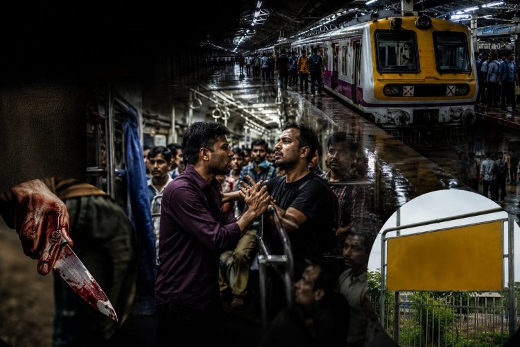 मुंबई लोकल ट्रेन में खौफनाक वारदात: दरवाजा बंद करने के विवाद में युवक की चाकू मारकर हत्या, आरोपी फरार
