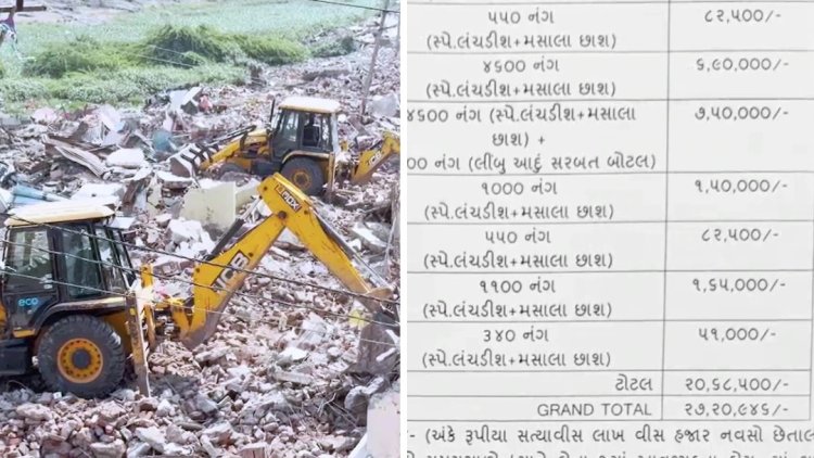 राजकोट डिमोलिशन ड्राइव के खर्च पर बवाल