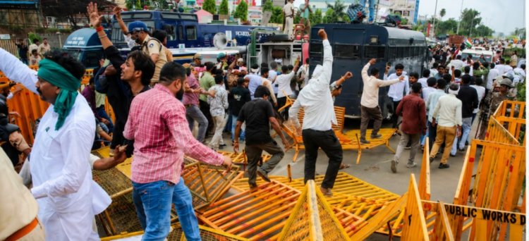 भोपाल में किसानों का बड़ा घेराव, सीएम हाउस मार्च!